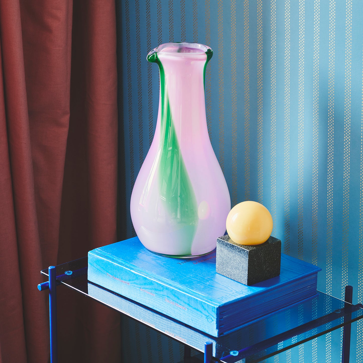 Carafe ou Vase en verre soufflé - 5 choix de couleur - Kodanska
