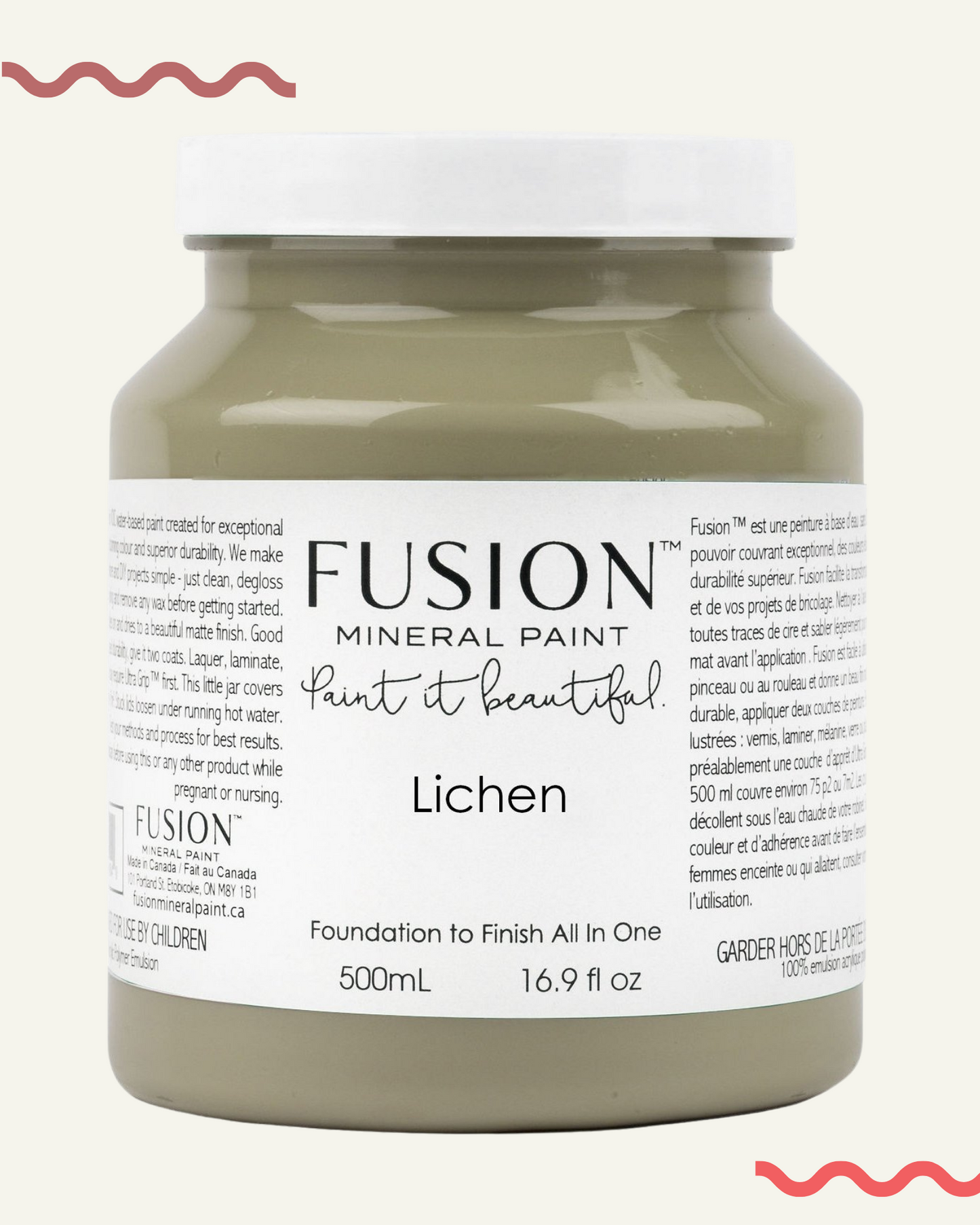 peinture minerale fusion lichen