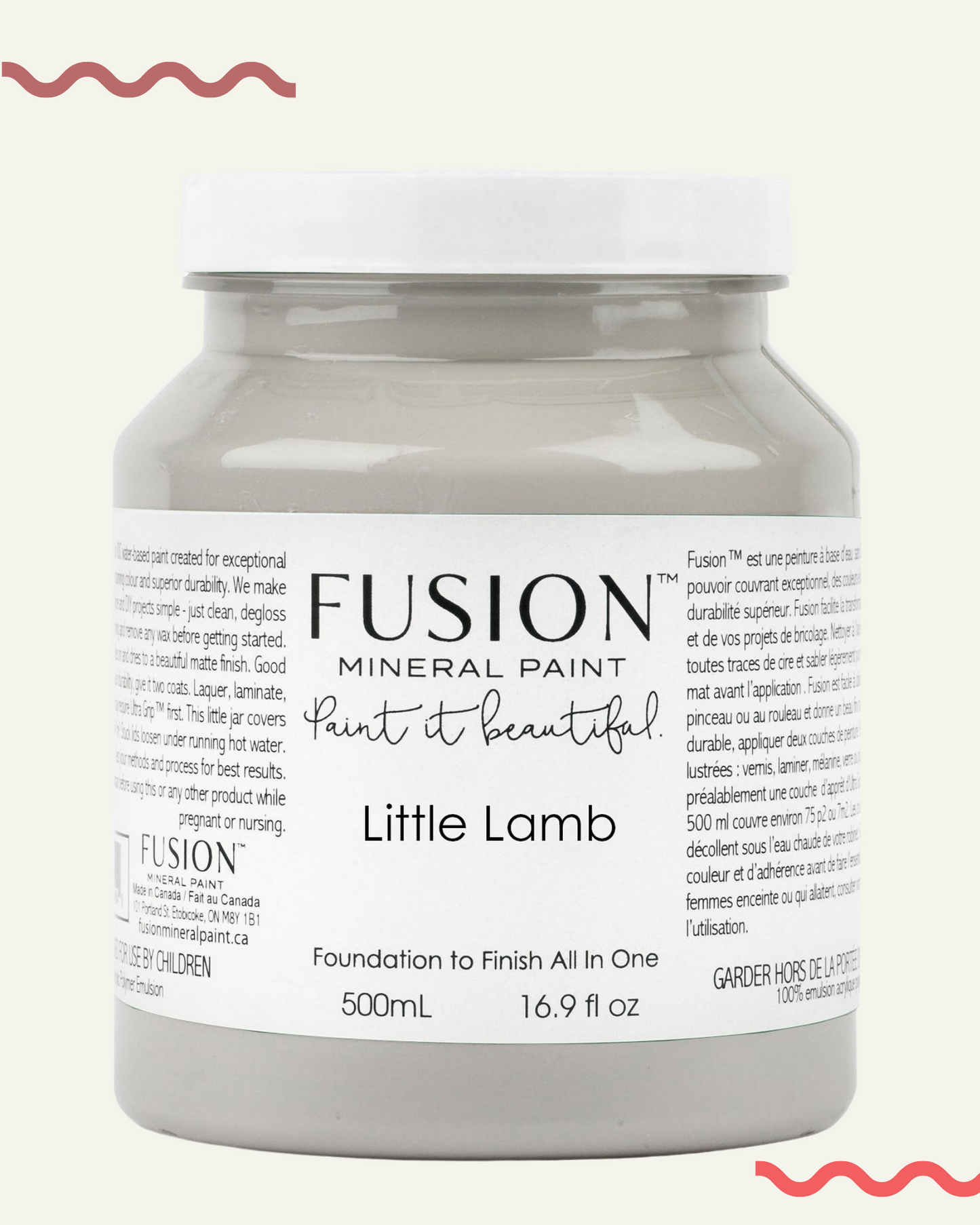 peinture minerale fusion little lamb