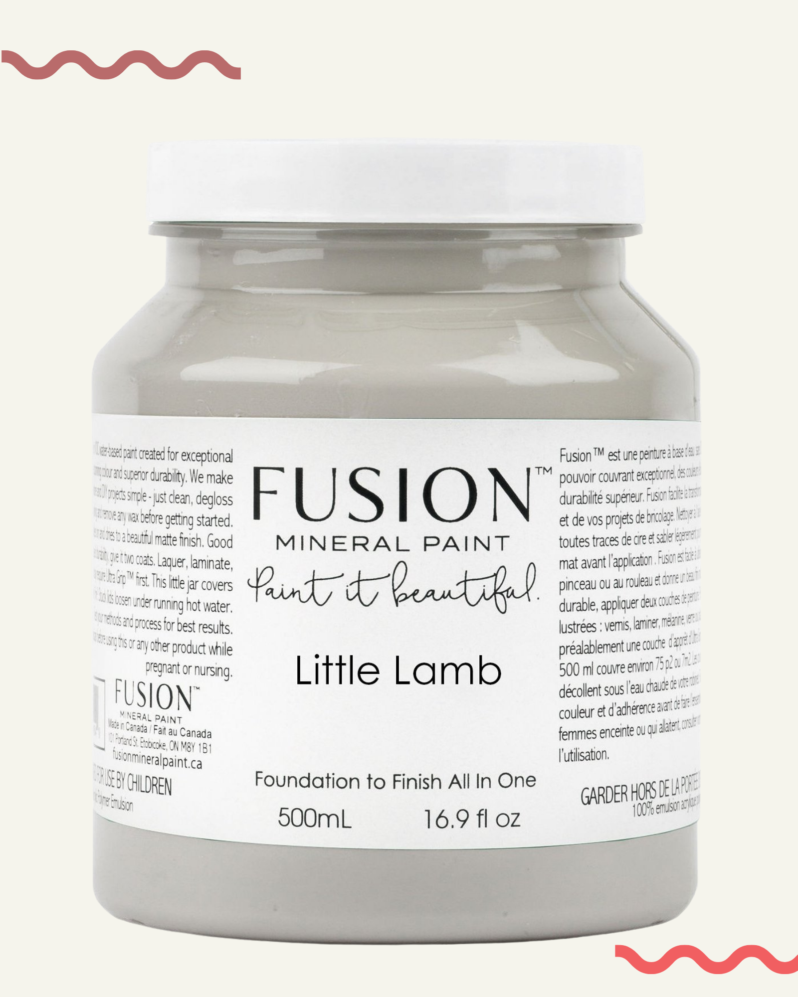 peinture minerale fusion little lamb