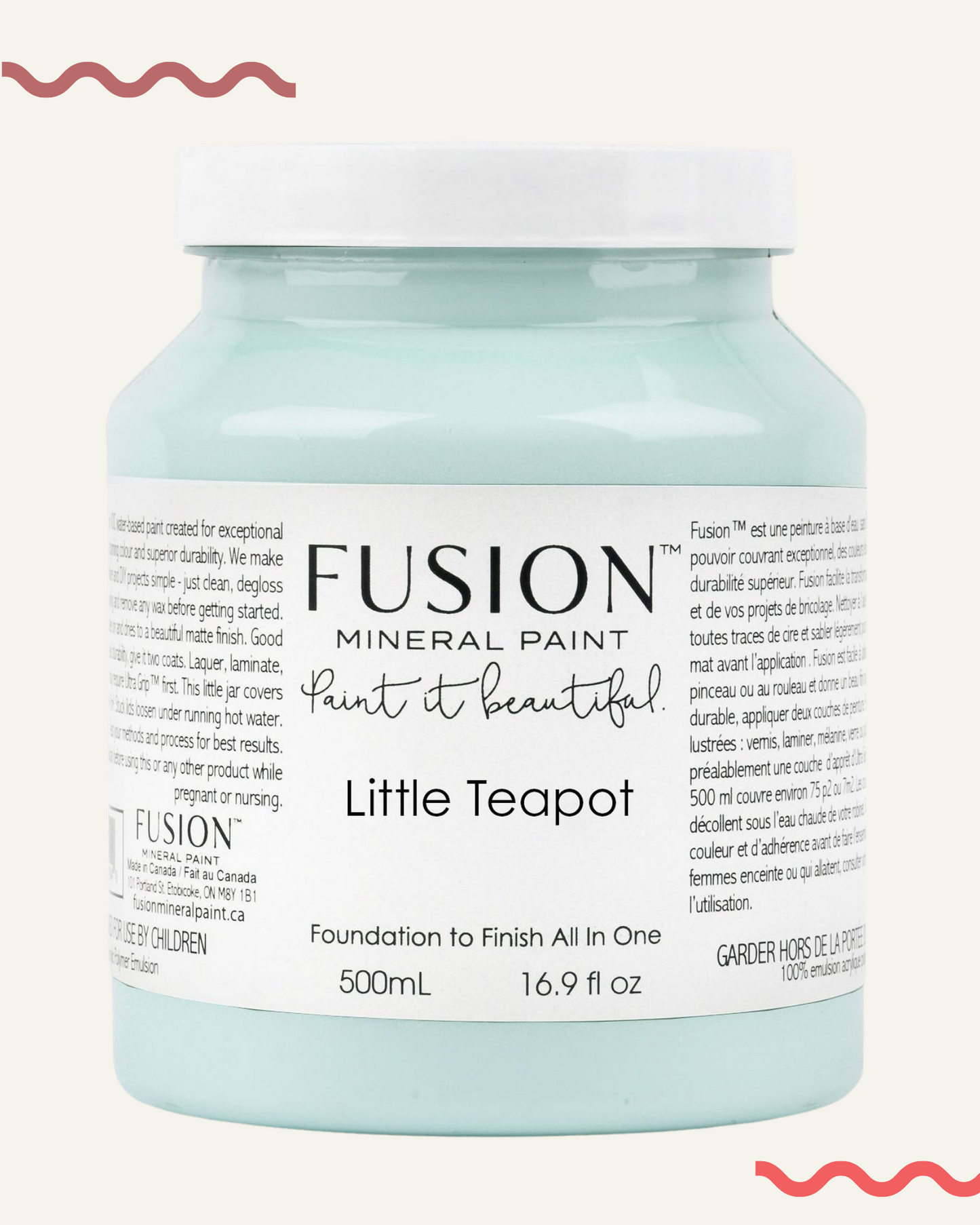 peinture minerale fusion little teapot