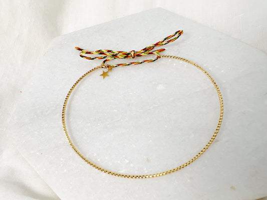 Marcelle Tie Bracelet-Marie de la Louise MDL