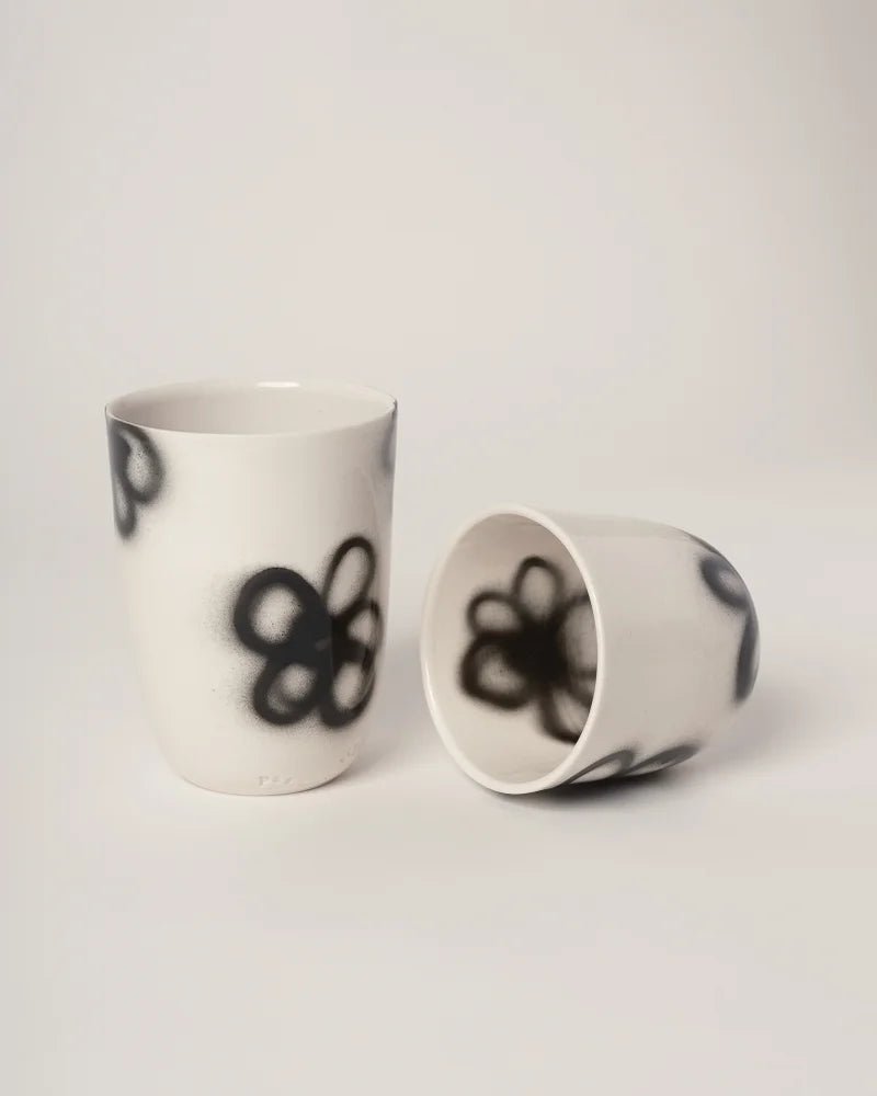 Tasse à emporter Graffiti Flower - Pas Mon Style