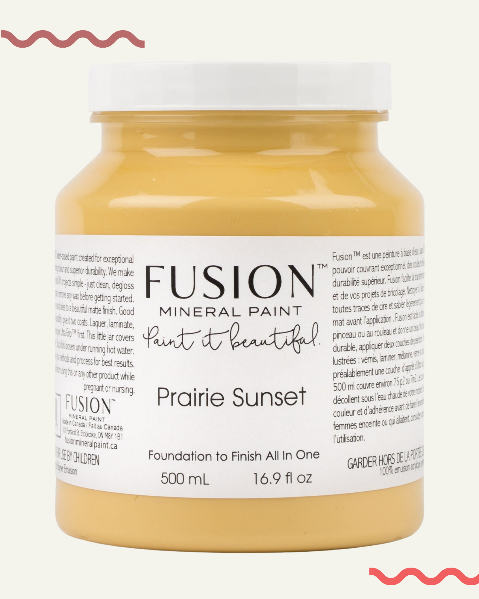 peinture minerale fusion prairie sunset