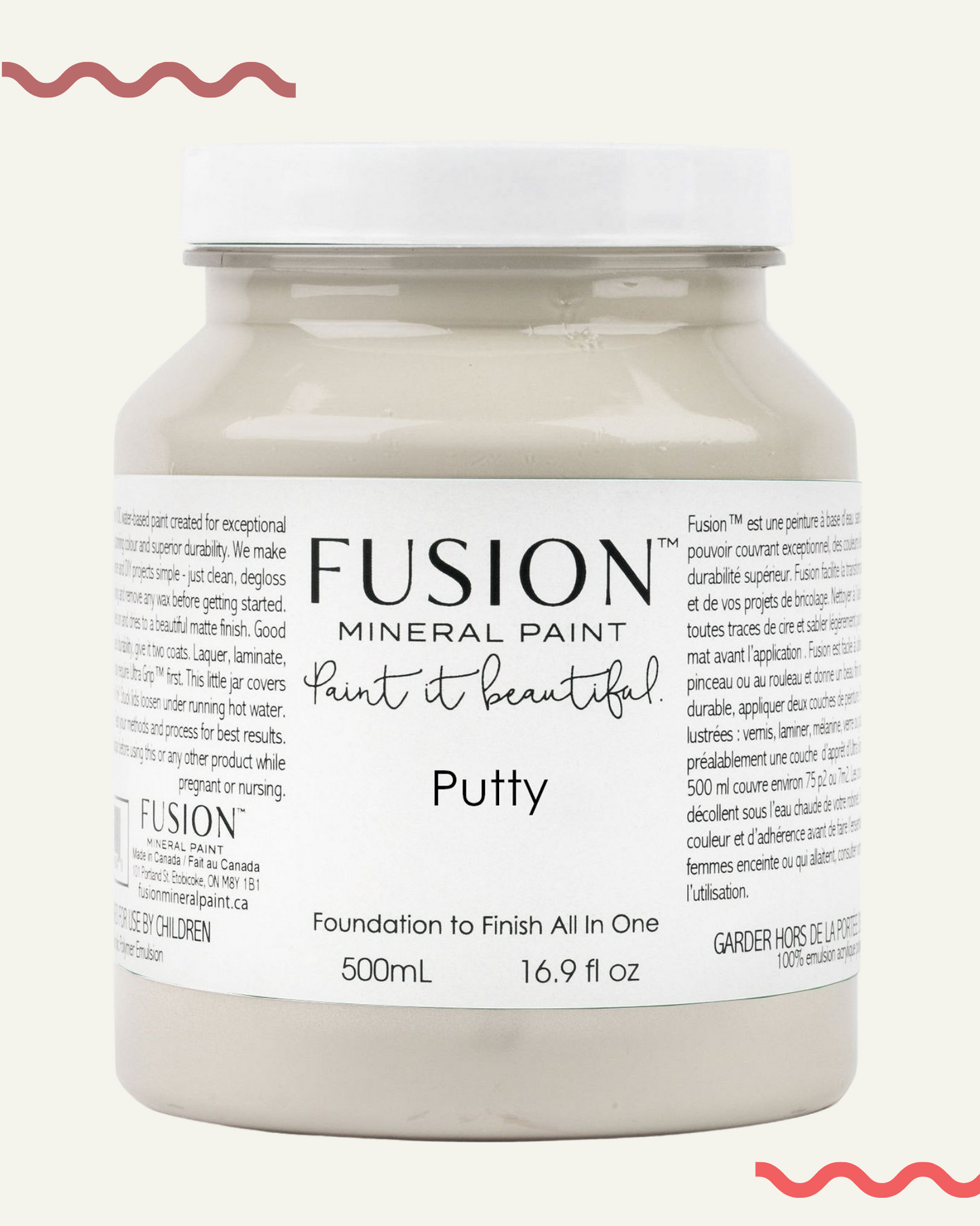 peinture minerale fusion putty