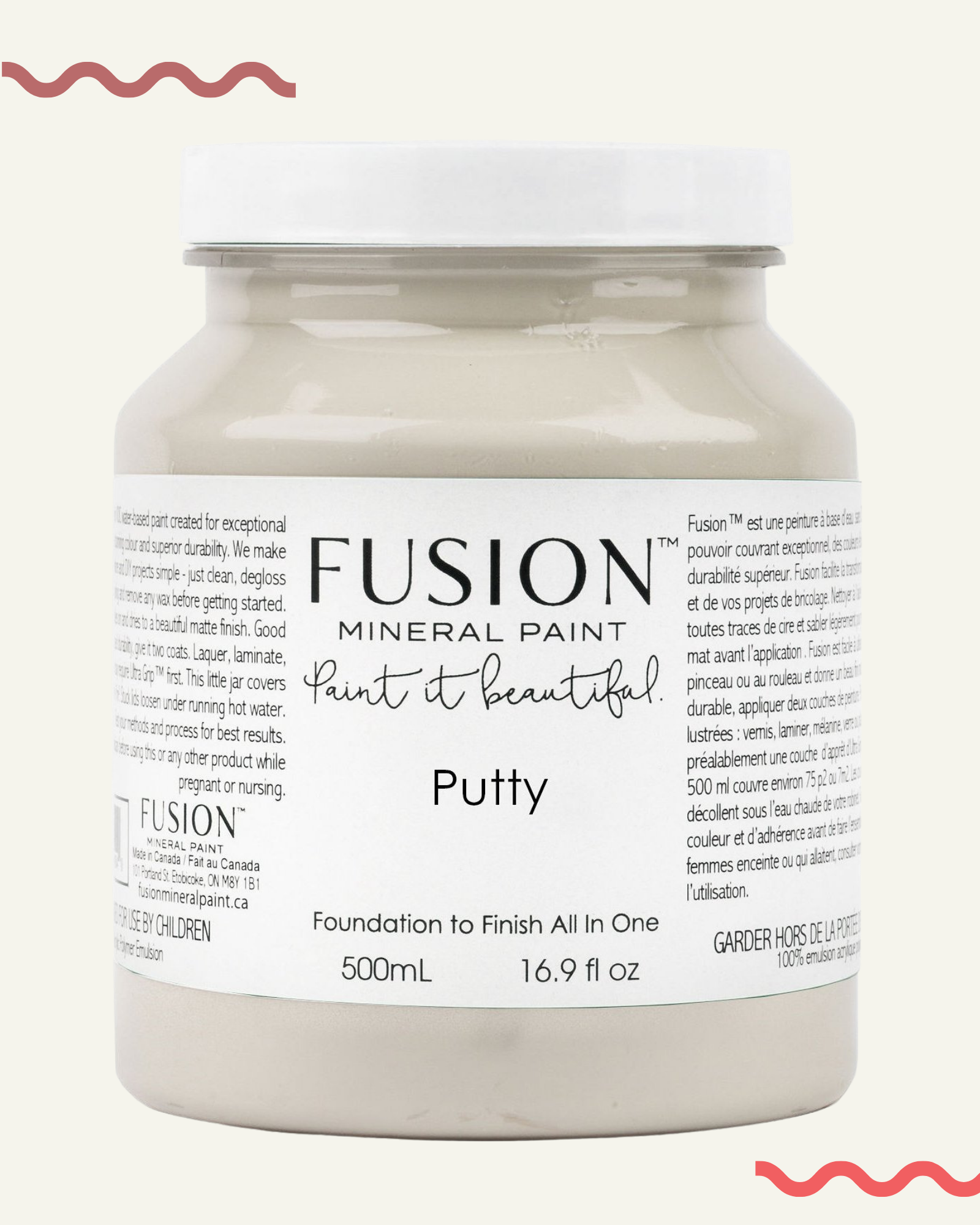 peinture minerale fusion putty