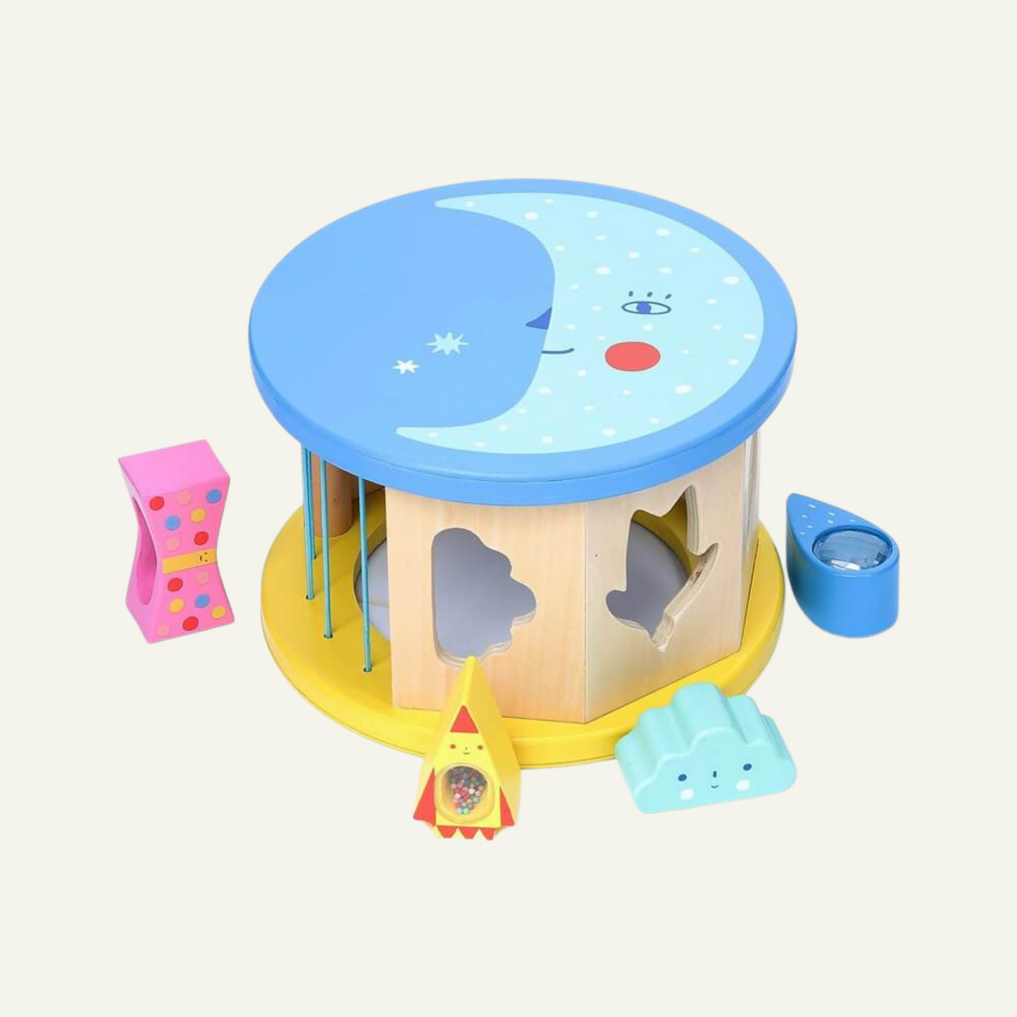 Boite à formes sonores - Shape Sorter Night and Day - Vilac