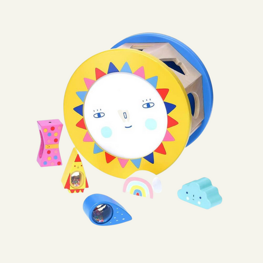 Boite à formes sonores - Shape Sorter Night and Day - Vilac