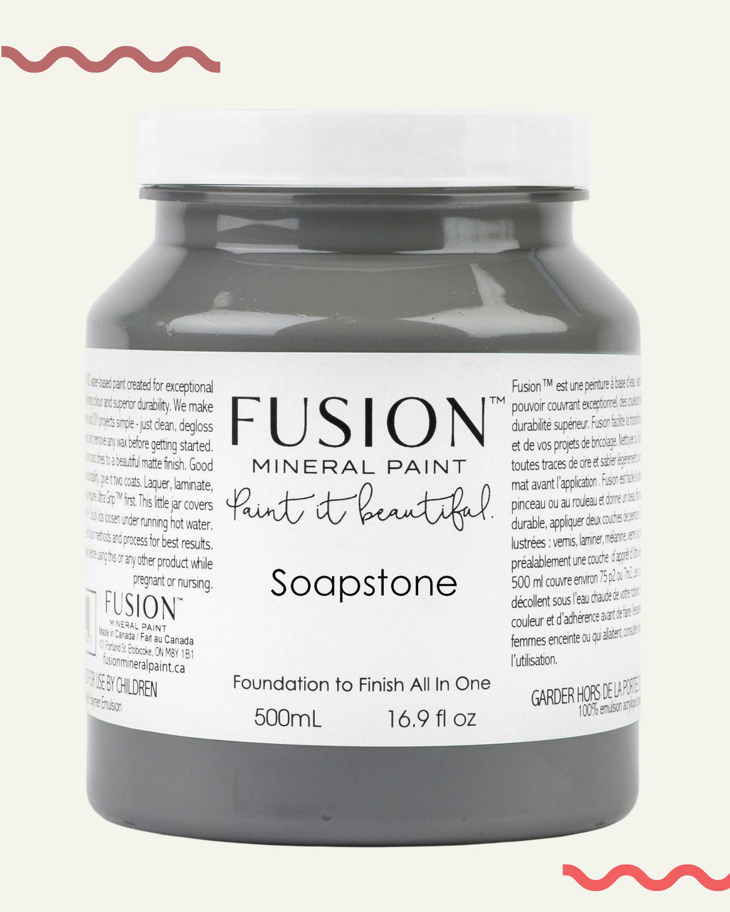 peinture minerale fusion soapstone