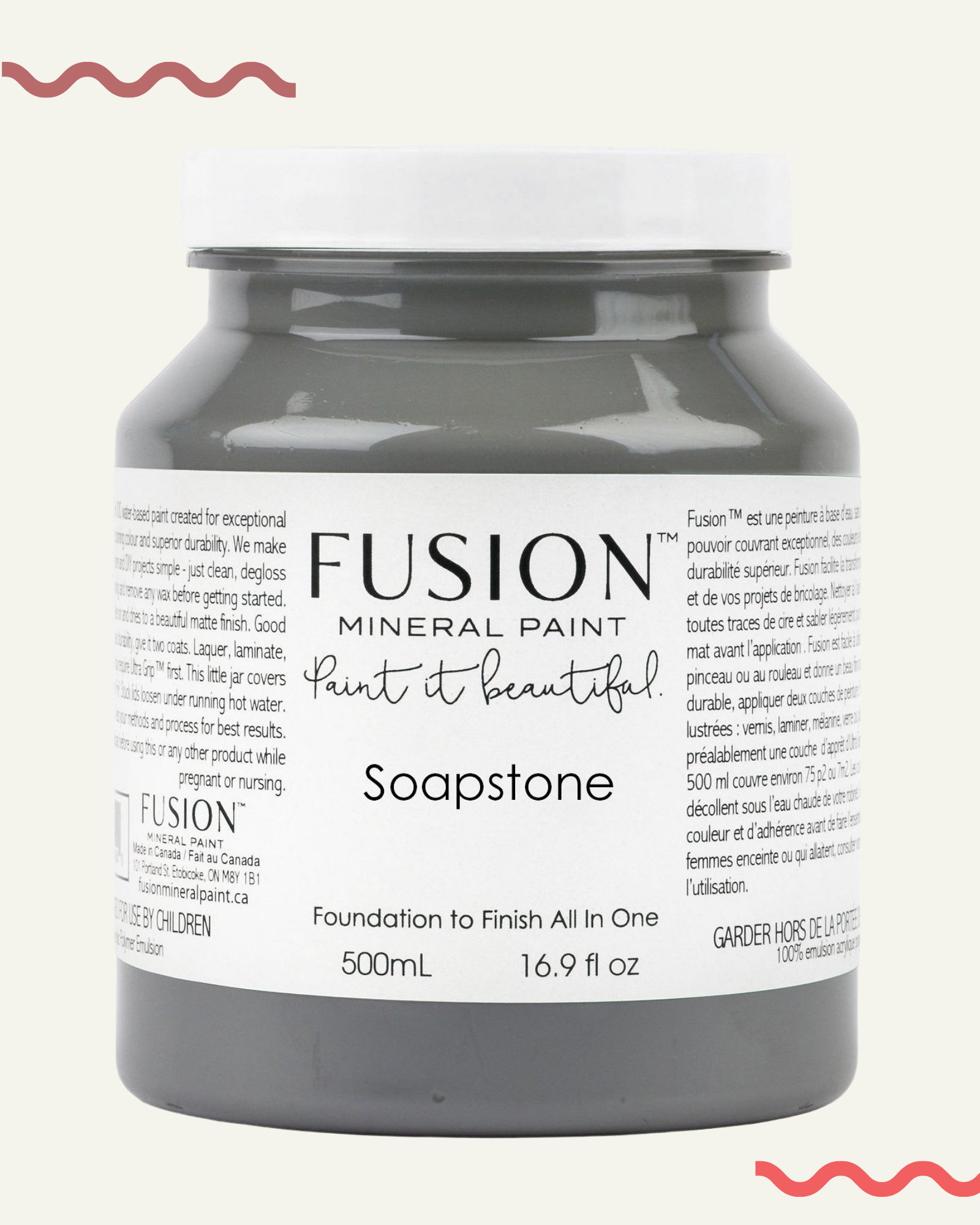 peinture minerale fusion soapstone