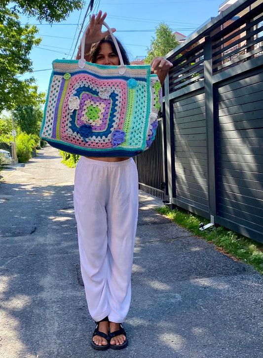 Sac Granny Square Pastel - Kalili