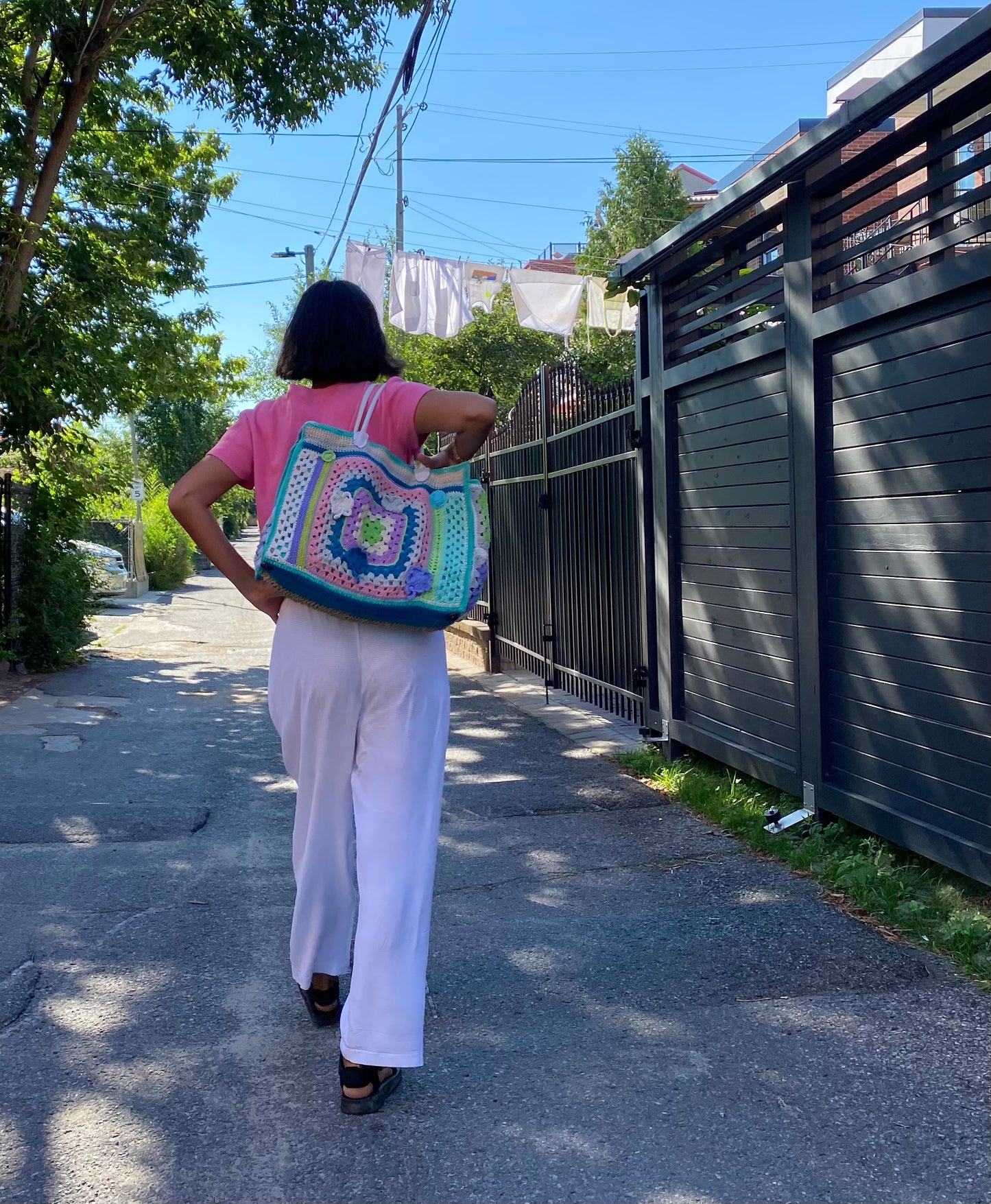 Sac Granny Square Pastel - Kalili