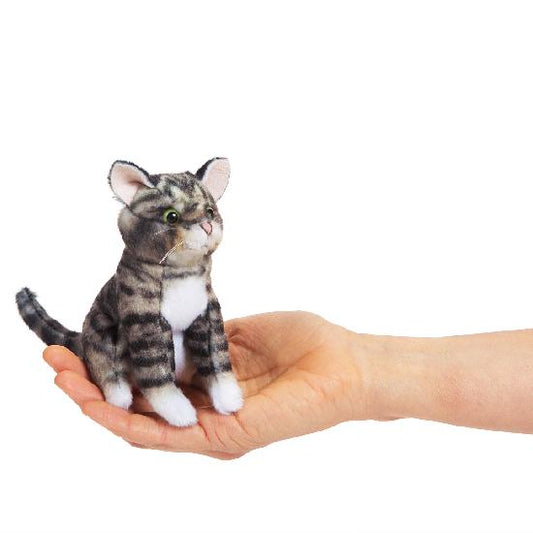 Marionnette mini chat tabby - Folkmanis