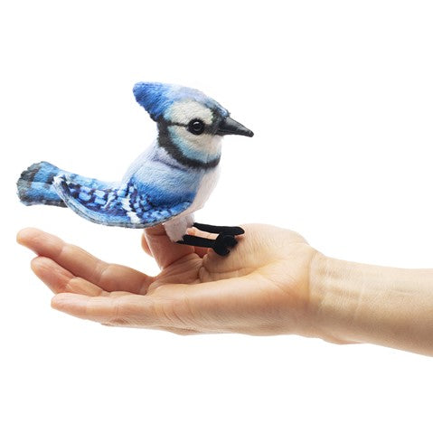 Marionnette mini geais Blue Jay - Folkmanis