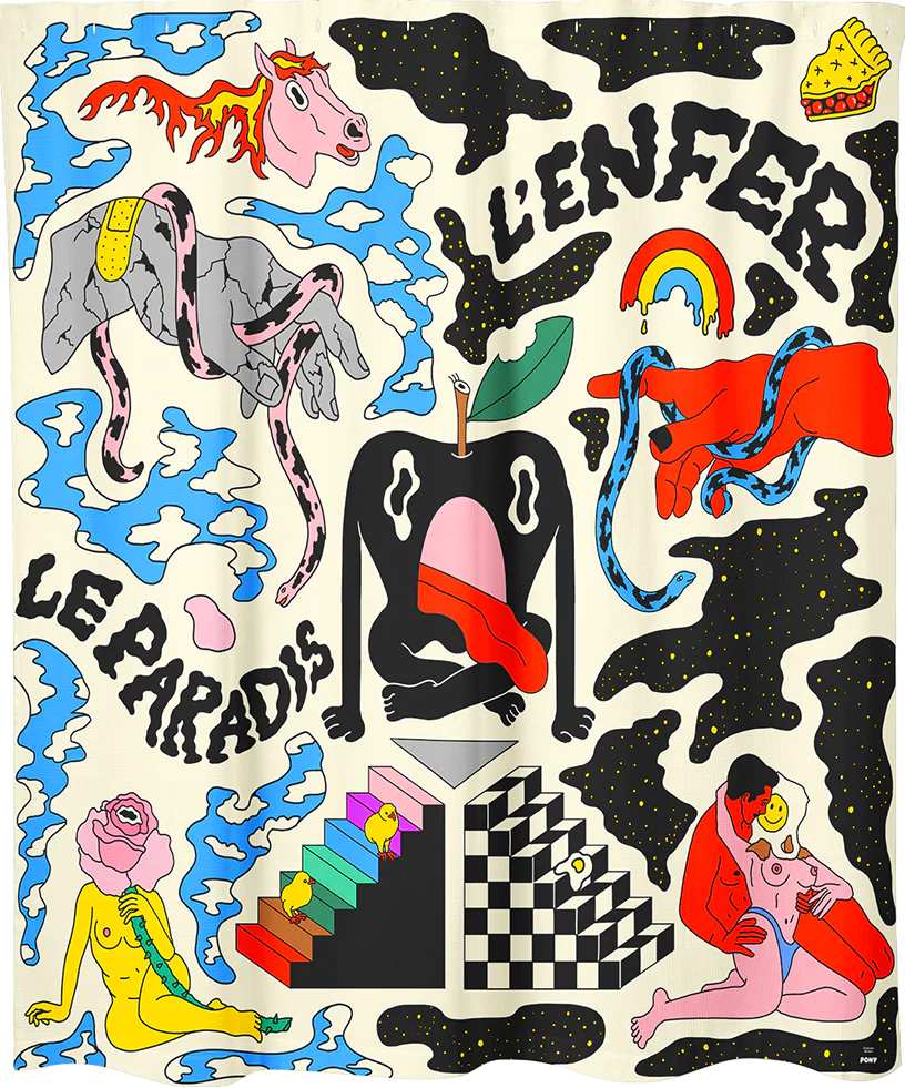 Collection Rideaux de douche - Shower curtain - Costume de Bain