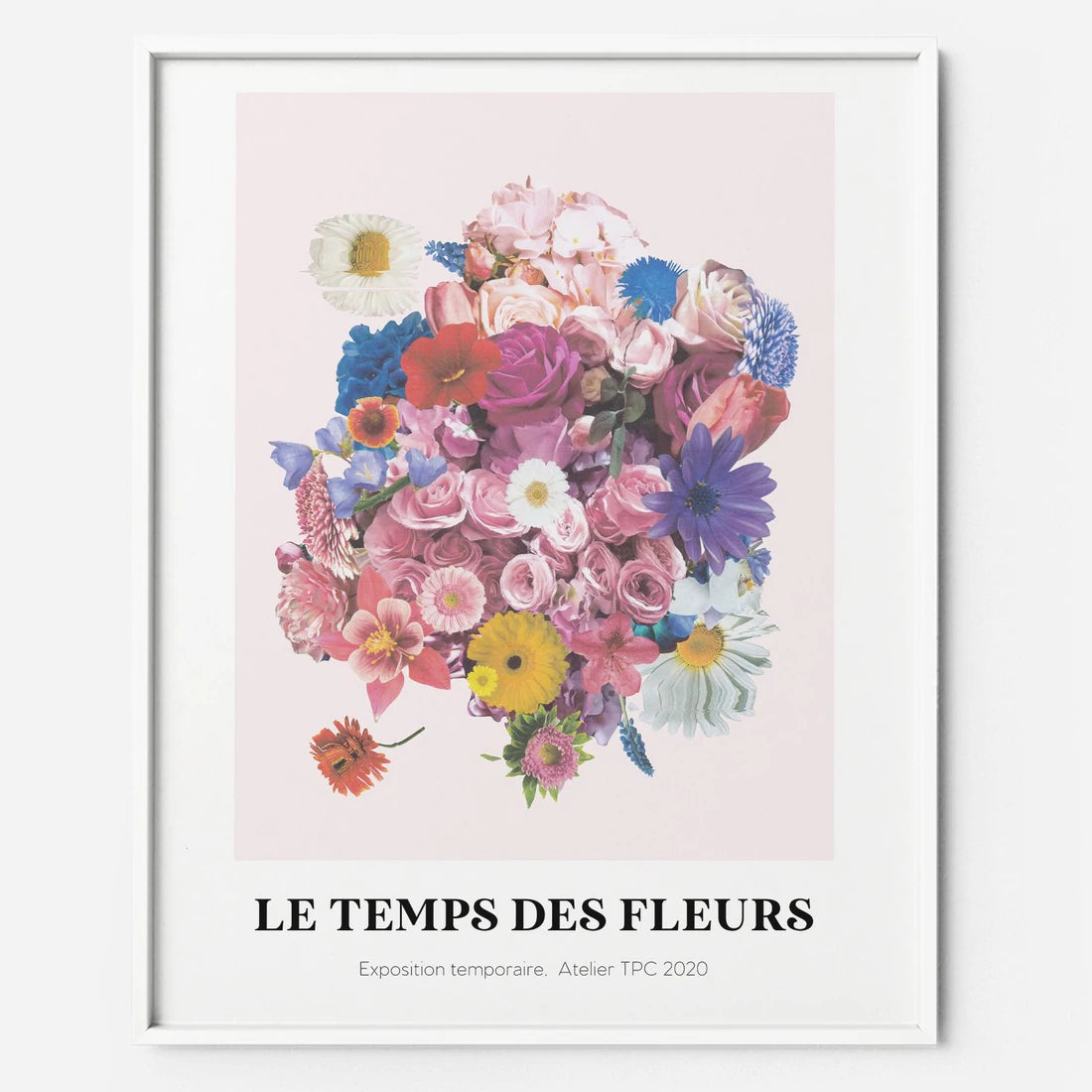 Illustration Le Temps de Fleurs 3 encadrée - TPC