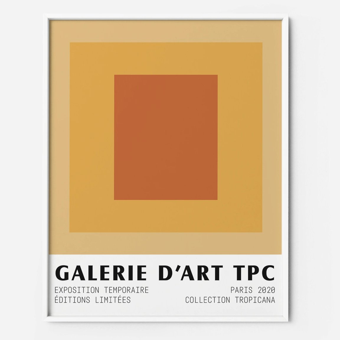 Illustration encadrée Color Block 3 -TPC