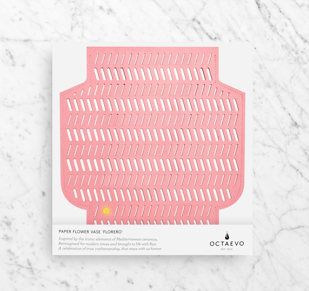 Vase en papier pour fleurs fraîches et séchées Aurea -4 choix de couleurs - Octaevo