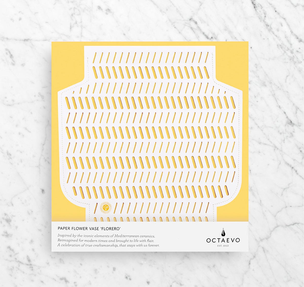 Vase en papier pour fleurs fraîches et séchées Aurea -4 choix de couleurs - Octaevo