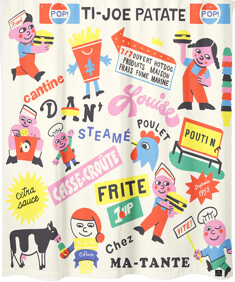 Collection Rideaux de douche - Shower curtain - Costume de Bain