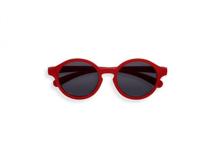 lunettes de soleil Izipizi sun kids rouge