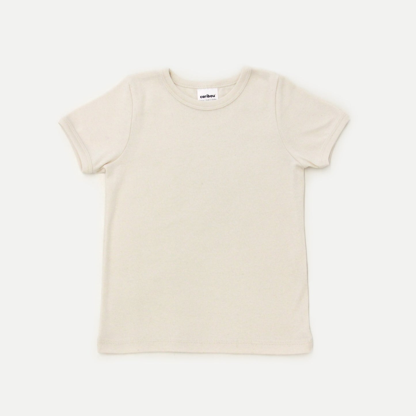 tee shirt couleur ecru de la marque caribou