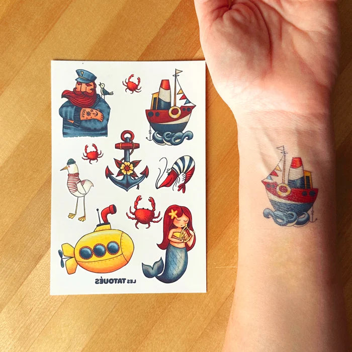 Tatouages temporaires - Les Tatoués - Temporary Tattoos