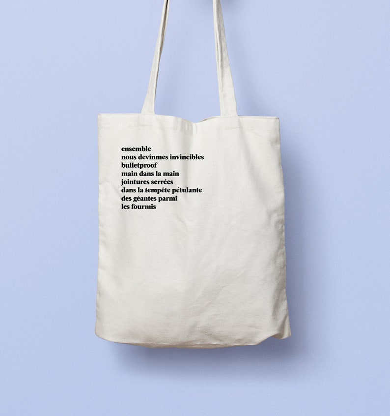 Tote Poétique les Géantes - Coeur en Confettis