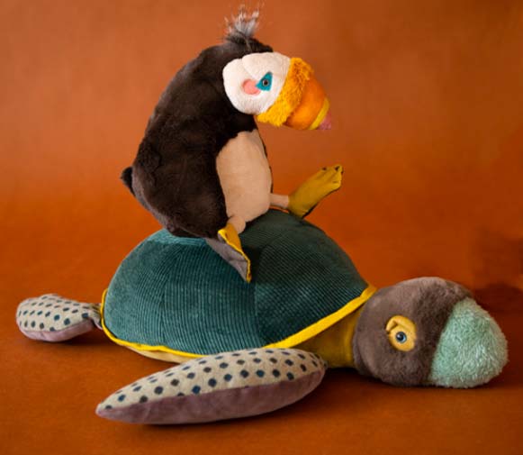 Peluche Oiseau Macareux - Tout autour du monde - Moulin Roty