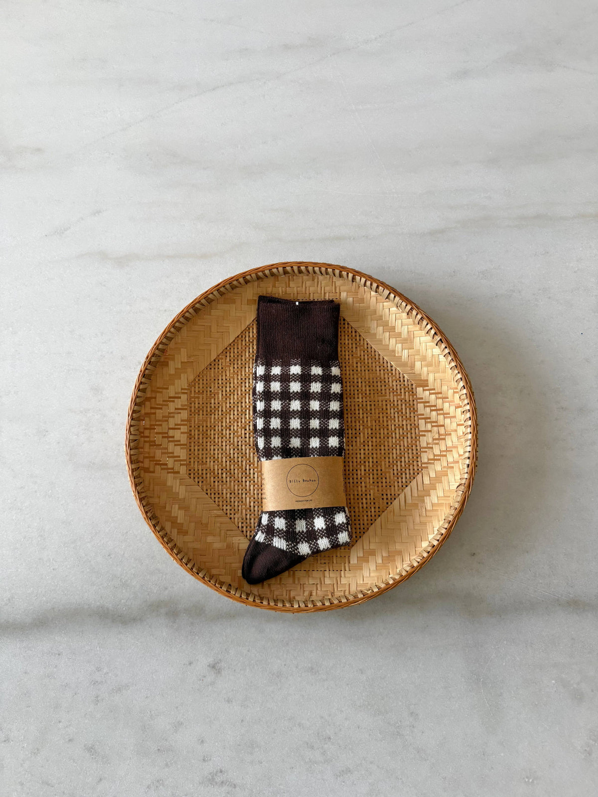 Chaussettes Costwold Gingham vichy - Billy Bamboo