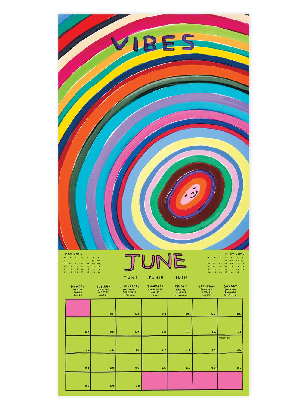Calendrier 2027 - David Shrigley x Brainbox Candy