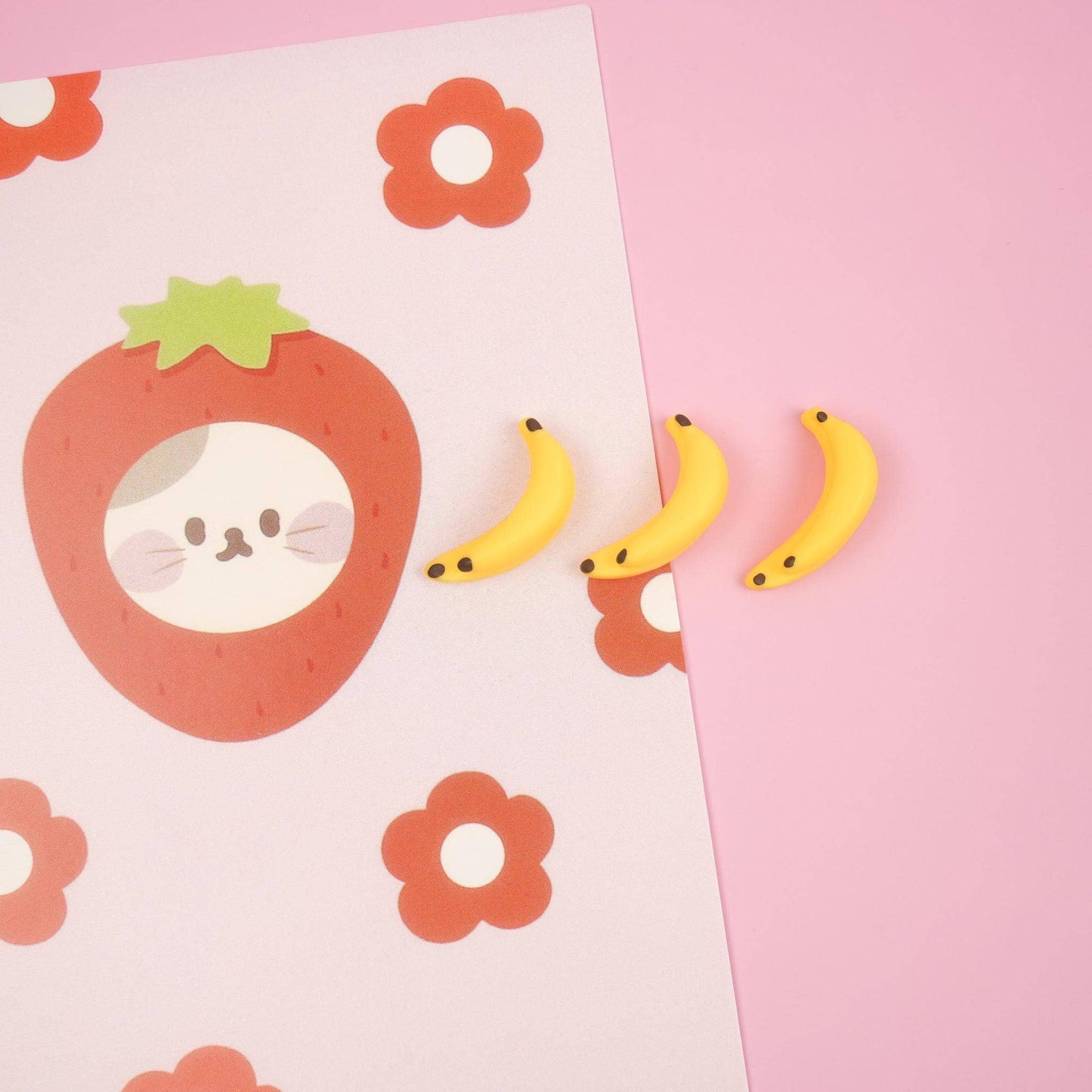Ensemble de 5 aimants BANANES magnet set - Mini Story Co