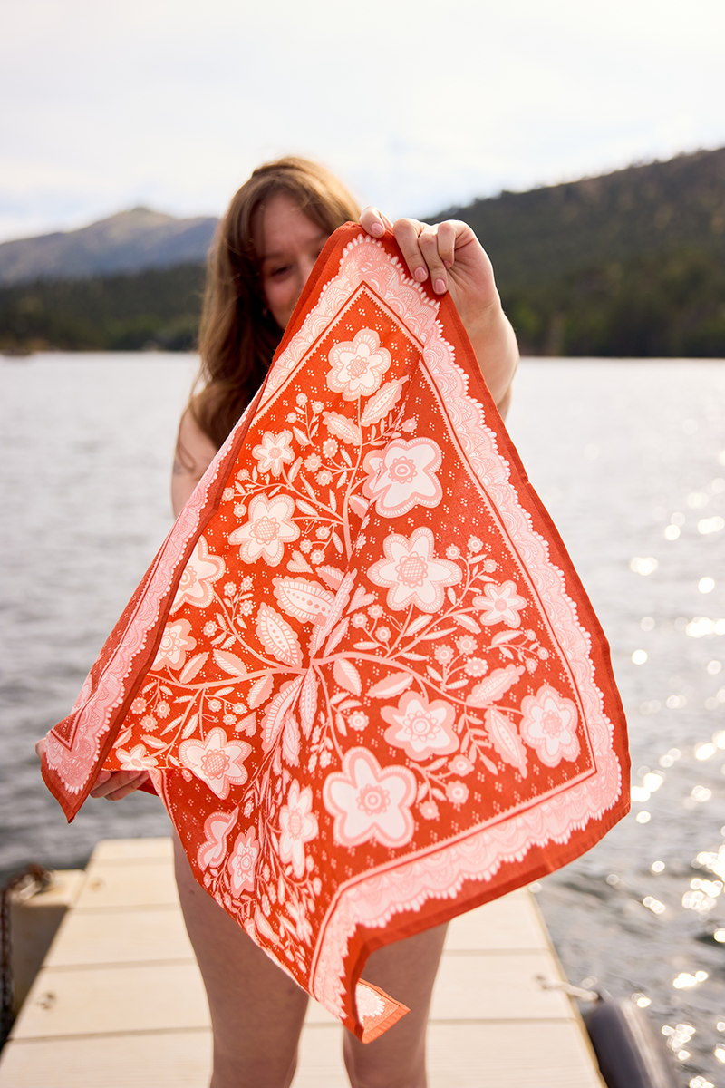 No. 145 Bandana Lacey - Handker Bandanas -