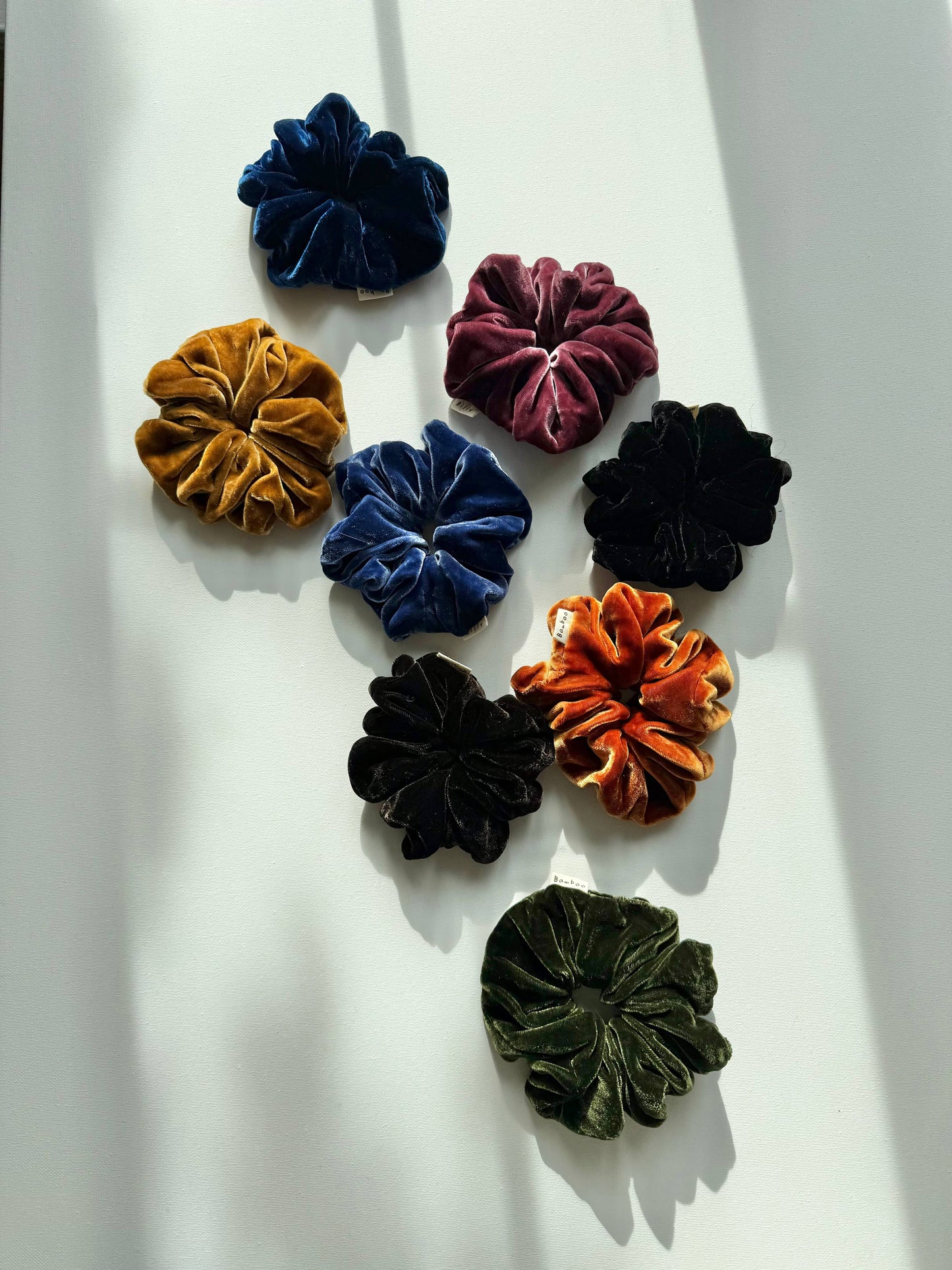 Chouchous en velours - Silk Velvet Scrunchies - Billy Bamboo