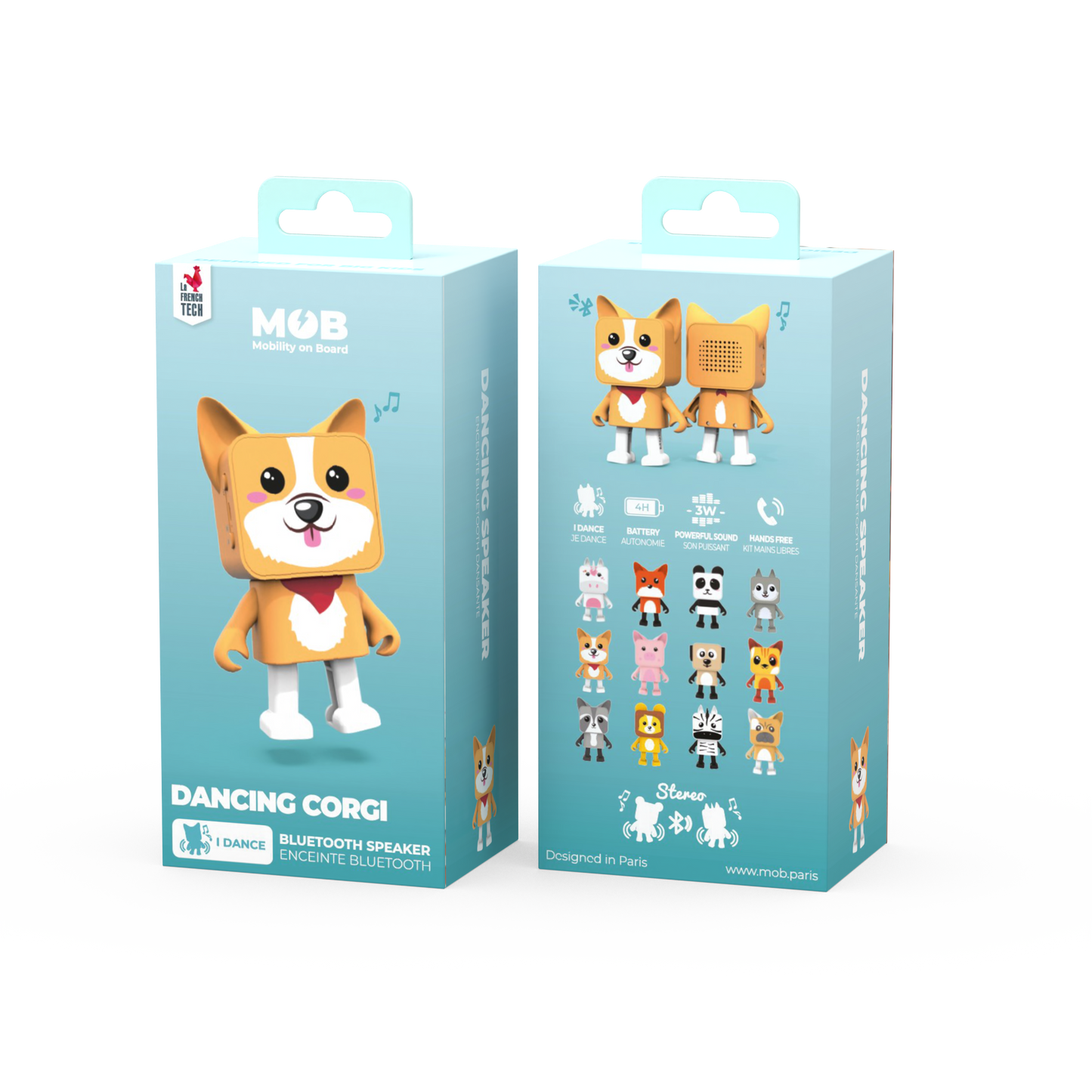 Enceinte Bluetooth Dancing Corgi - MOB