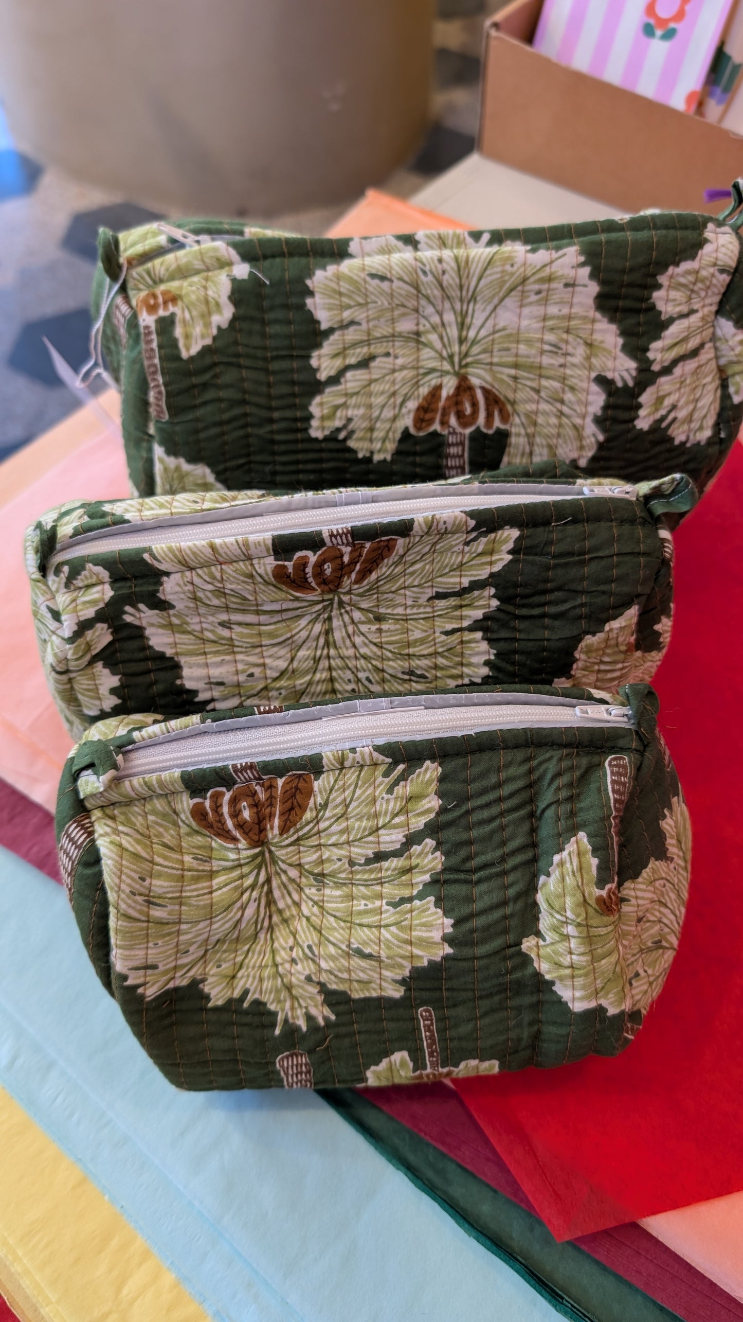 Trio de trousses  – Giselle in pink