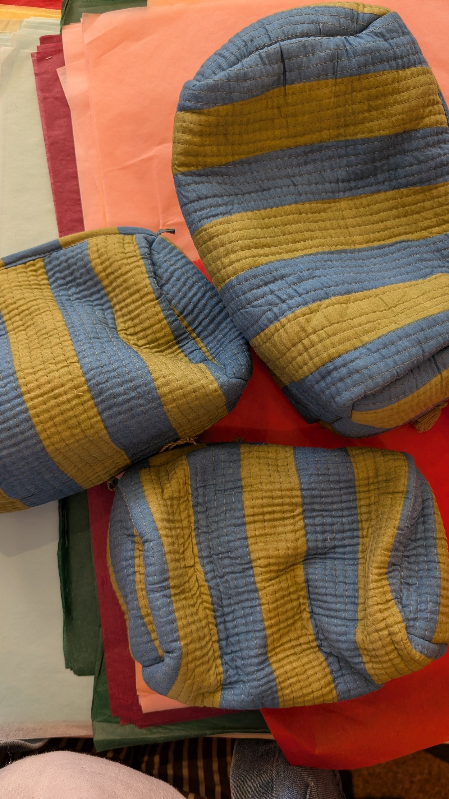 Trio de trousses  – Giselle in pink