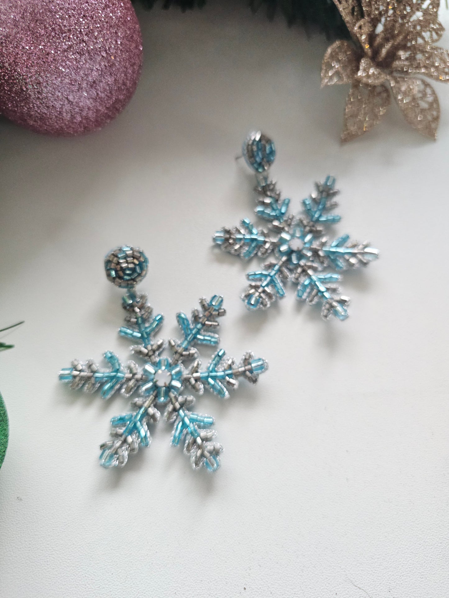 Collection of embroidery earrings-Zurii