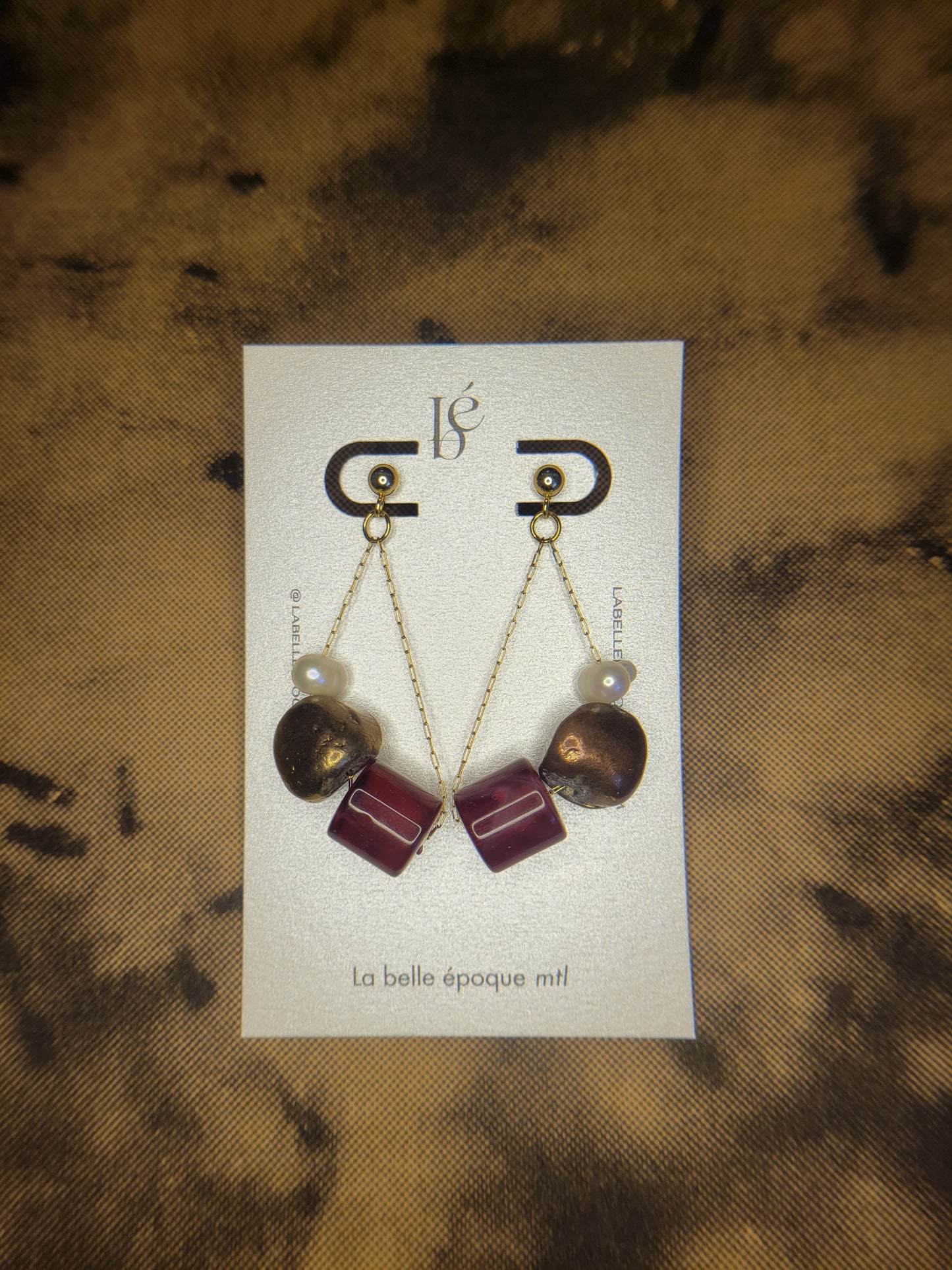 Collection boucles d'oreilles - La belle époque