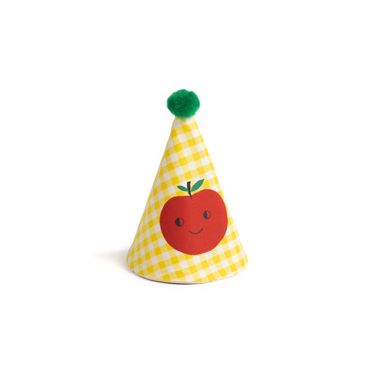 Chapeau de fête réutilisable ''pomme'' party hat - La fée raille