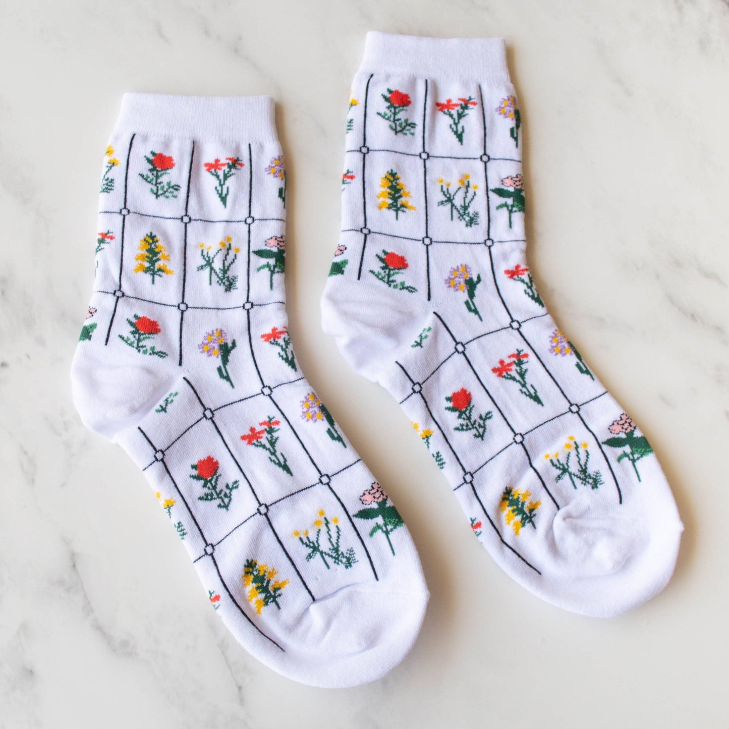 Chaussettes jardin botanique - Tiepology