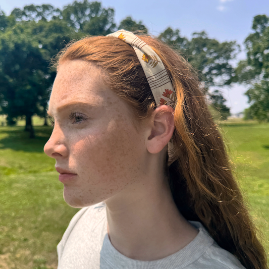 Bandeau Laura Cotton Headband - Handker Bandanas