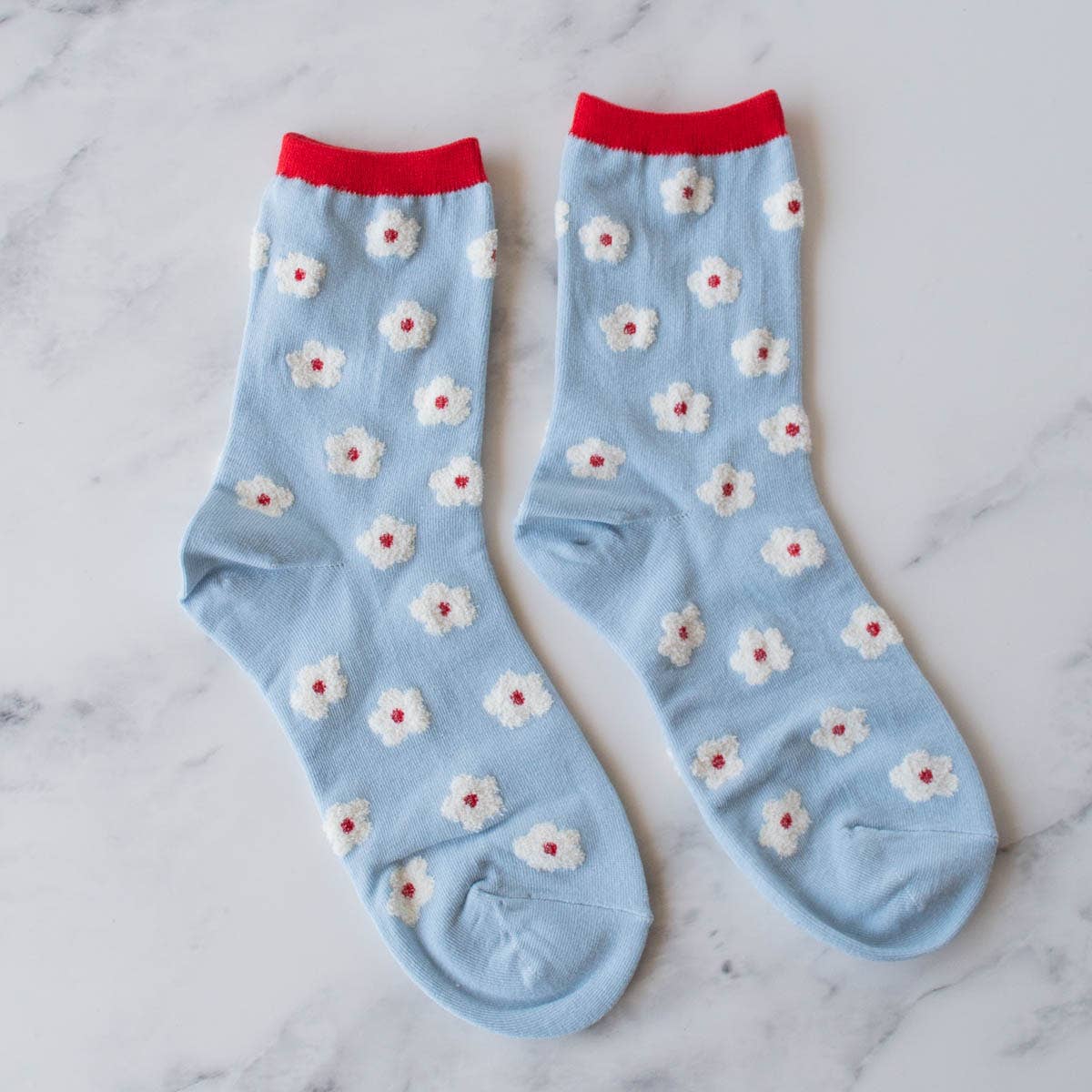 Chaussettes pastel fleurs - Tiepology