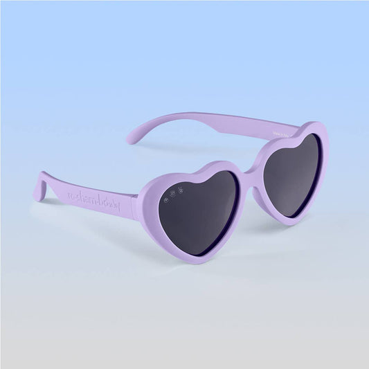 Lunettes de soleil enfants en Coeur Lilas - Lilac Heart Sunglasses - Roshambo