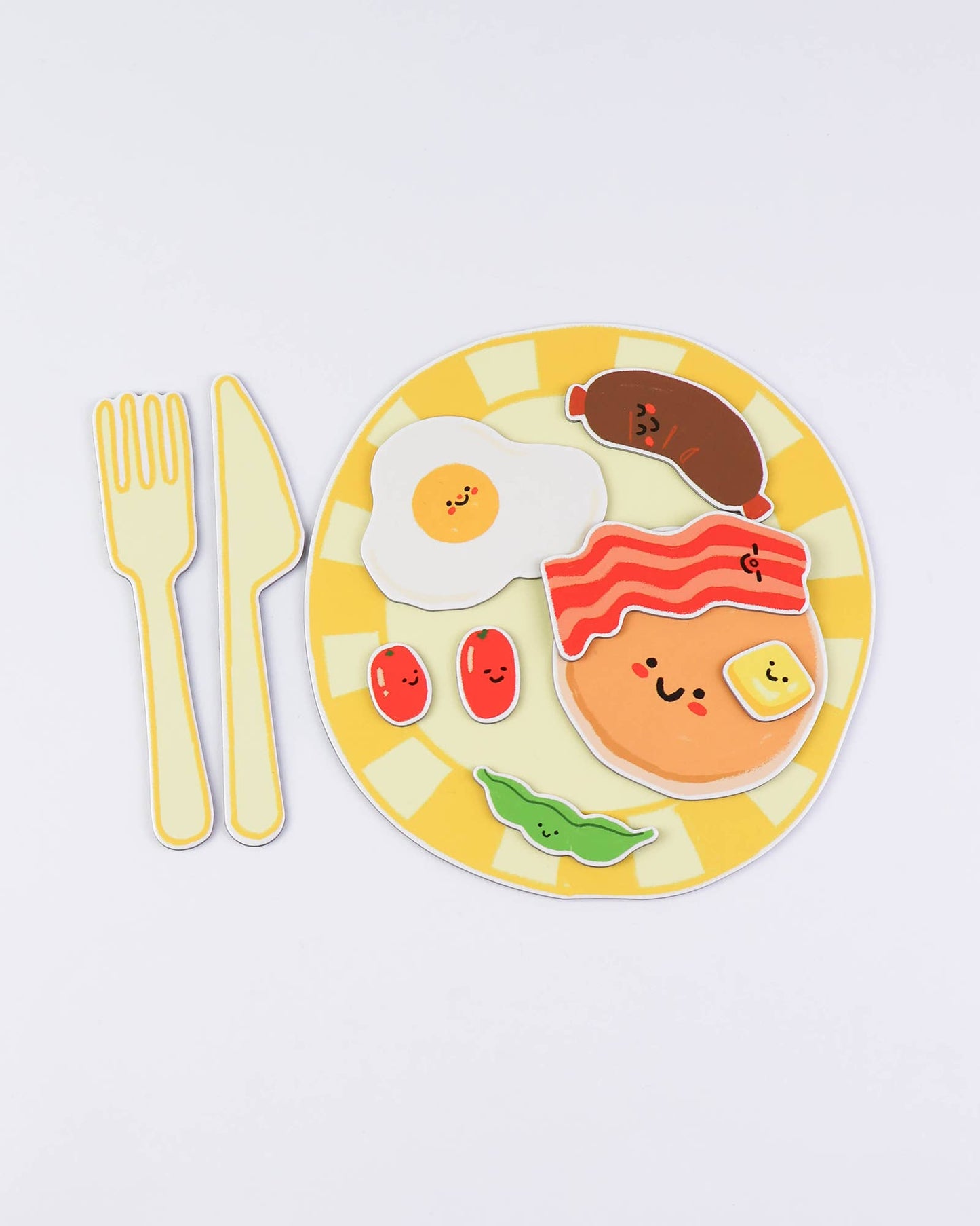 Casse-tête magnétique pour enfants ''Yummy Breakfast'' Kids Magnet Puzzle - Journey Of Something