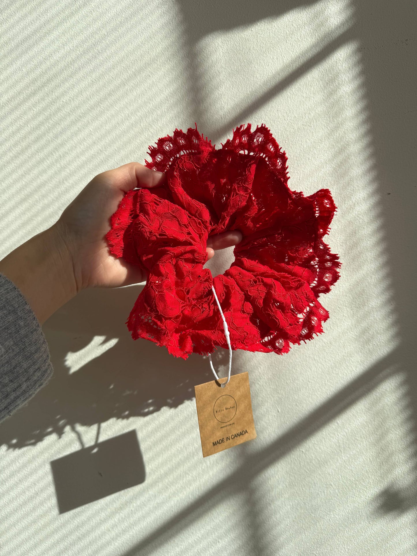 Chouchou en dentelle - lace scrunchie - Billy Bamboo