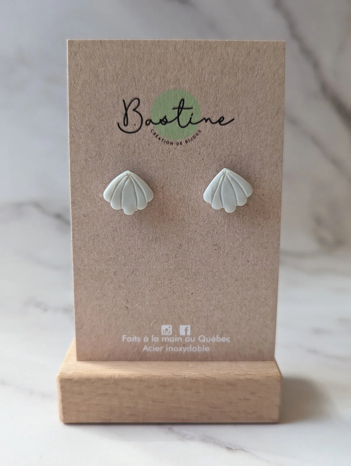 Collection petites boucles studs - Bastine