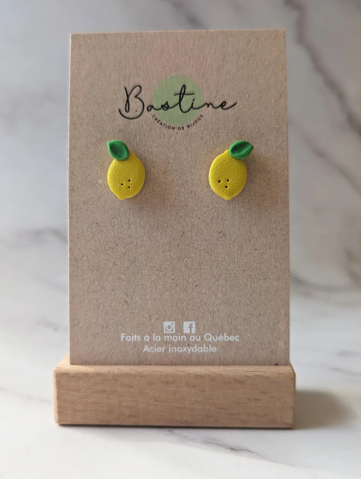 Collection petites boucles studs - Bastine