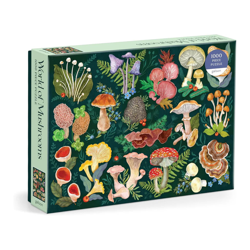 Casse-Tête World of Mushrooms - 1000 Pieces Puzzle - Galison