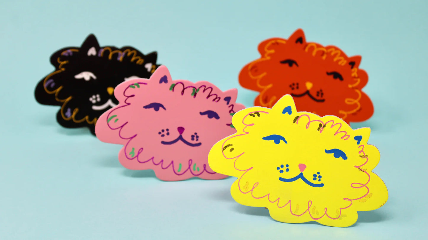 Fat Cat Coasters Ensemble de 4 sous verres Gros Chats - Ark